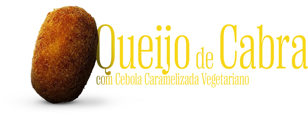 Croquete de Queijo de Cabra com Cebola Camarelizada Vegetariano