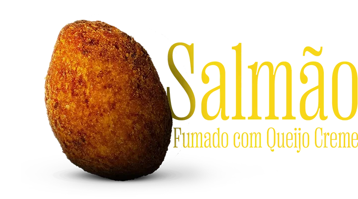 Croquete de Salm&atilde;o Fumado com Queijo Creme